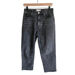 Everlane Black Organic Cotton The Curvy Way High Jeans Size 28